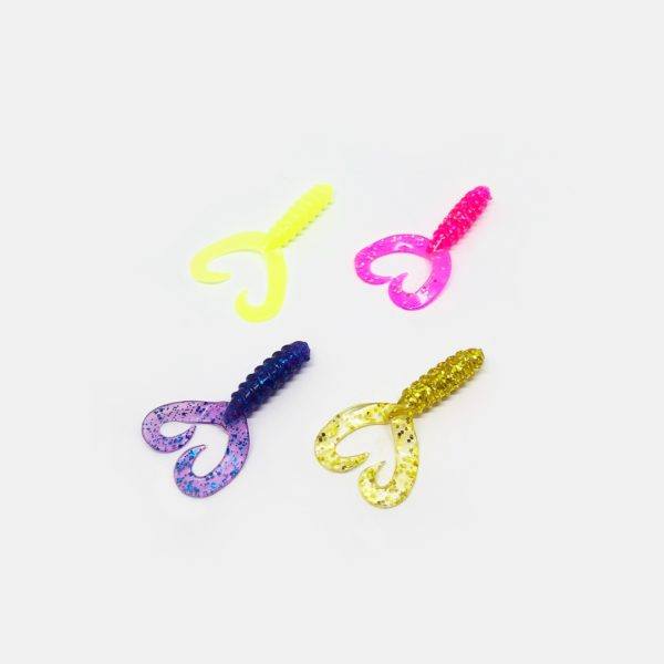 2 1/4" Double Curl Tail Grubs - Image 9