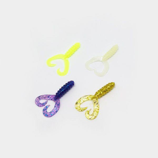 2 1/4" Double Curl Tail Grubs - Image 10