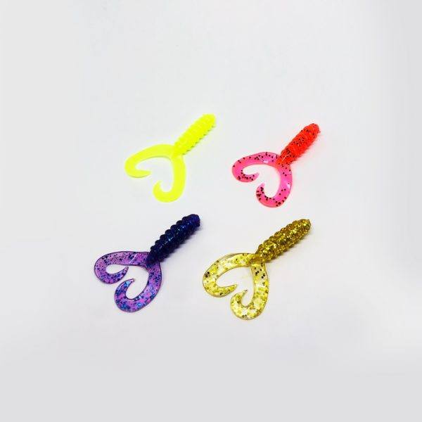 2 1/4" Double Curl Tail Grubs - Image 11