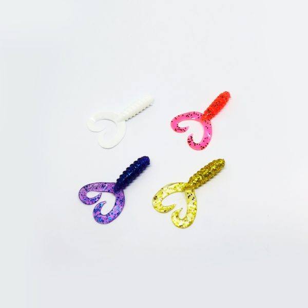 2 1/4" Double Curl Tail Grubs - Image 12