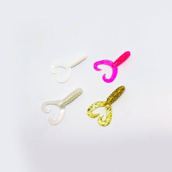 2 1/4" Double Curl Tail Grubs - Image 13