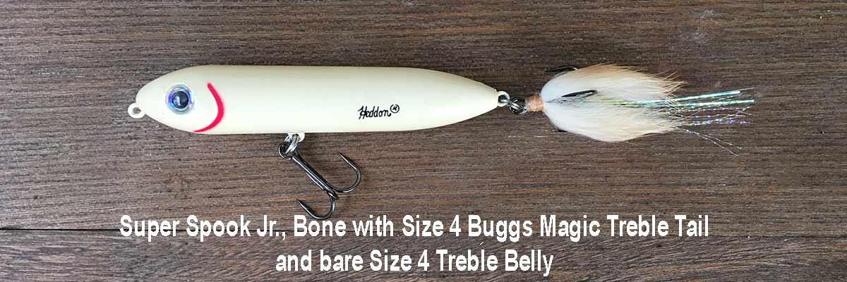 Dressed Treble Hooks - Buggs Fishing Lures